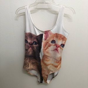 PacSun Kitten Cat One Piece Swimsuit Bathing Suit